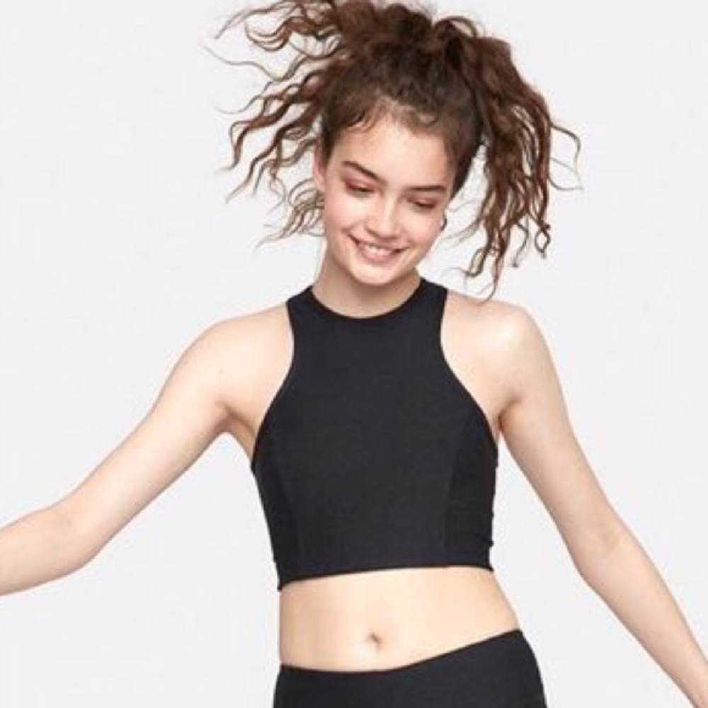 NWOT Outdoor Voices Charcoal Athena Crop
